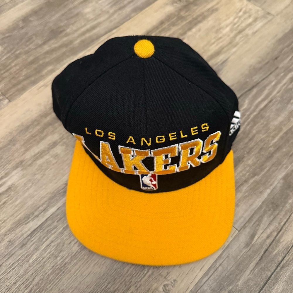 Los Angeles Lakers Black and Yellow Cap